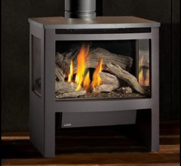 Lopi Cypress GS2 Freestanding Gas Log Fire Mr. Gas Man